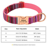 Personalized Dog Collar-Wiggleez-Rose-S-Wiggleez