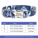 Personalized Dog Collar-Wiggleez-Blue-S-Wiggleez