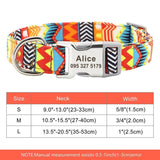 Personalized Dog Collar-Wiggleez-Orange-S-Wiggleez