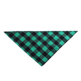 Personalized Plaid Dog Bandana Scarf-Wiggleez-Green-Wiggleez