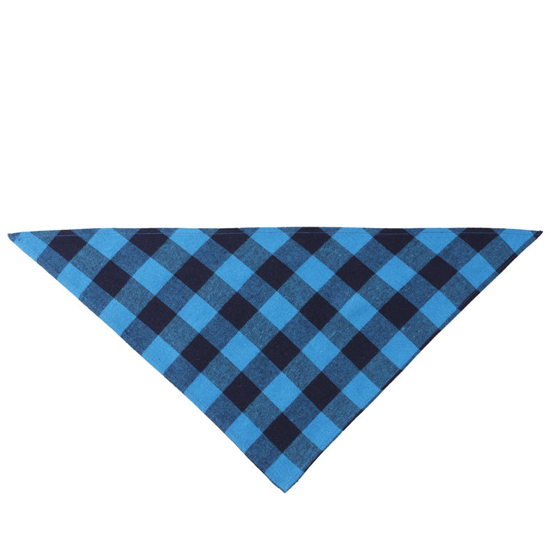 Personalized Plaid Dog Bandana Scarf-Wiggleez-Multi-Wiggleez