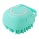 Pet Bath Brush Shampoo-Wiggleez-Square Yellow-Wiggleez