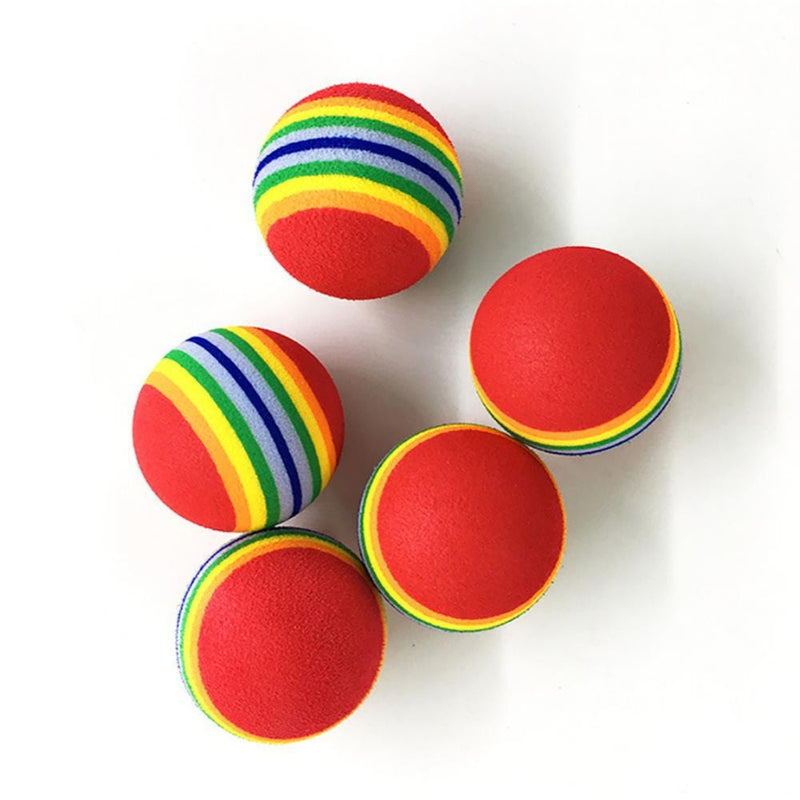 Pet Chewing Interactive Ball Teething Toy-Wiggleez-Multicolor-S-Wiggleez