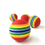 Pet Chewing Interactive Ball Teething Toy-Wiggleez-Multicolor-S-Wiggleez