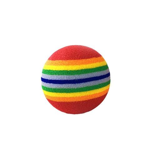 Pet Chewing Interactive Ball Teething Toy-Wiggleez-Multicolor-S-Wiggleez