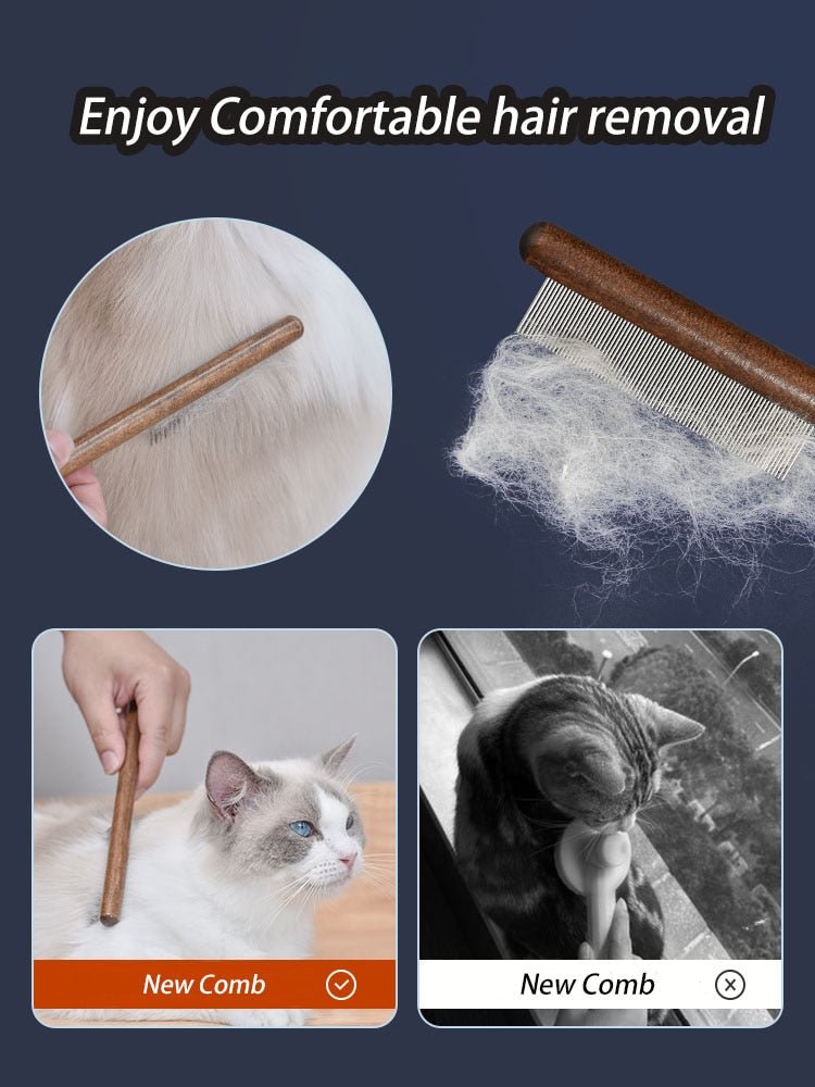 Pet Flea Comb Brush-Wiggleez-Fine-tooth comb-Wiggleez