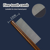 Pet Flea Comb Brush-Wiggleez-Fine-tooth comb-Wiggleez