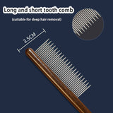 Pet Flea Comb Brush-Wiggleez-Long and short tooth-Wiggleez