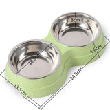 Pet Food Bowl-Wiggleez-Green-Wiggleez