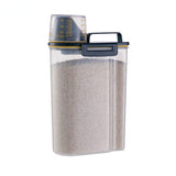 Pet Food Plastic Container-Wiggleez-2KG black-Wiggleez
