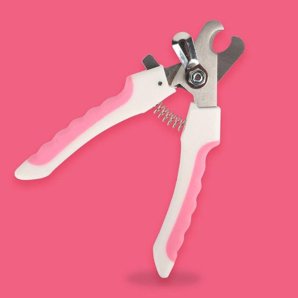 Pet Nail Clipper-Wiggleez-Style 1 Pink-S-Wiggleez