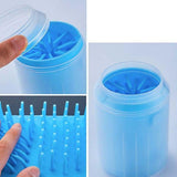 Portable Dog Paw Cleaner Cup-Wiggleez-Blue Small-Wiggleez