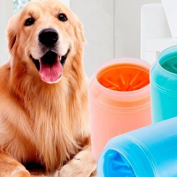 Portable Dog Paw Cleaner Cup-Wiggleez-Blue Small-Wiggleez