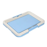 Portable Dog Training Toilet Indoor Pad Holder Tray-Wiggleez-Blue-47x34cm-Wiggleez