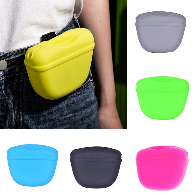 Portable Dog Treat Storage Pouch-Wiggleez-Black-Wiggleez