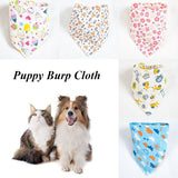 Premium Cotton Dog Bandanas-Wiggleez-Yellow-Wiggleez