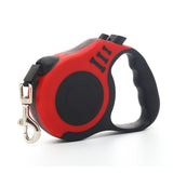 Printed Retractable Dog Leash-Wiggleez-Red-3m-Wiggleez