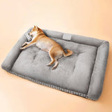 Rectangle Dog Sofa Bed With Pillow-Wiggleez-Grey-M 12.5kg-Wiggleez