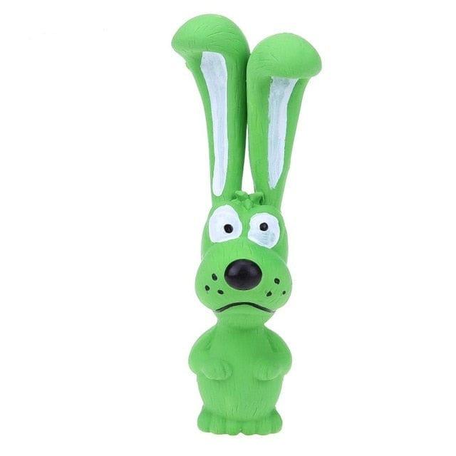 Screaming Chicken Squeeze Sound Dog Toy-Wiggleez-Green-Wiggleez