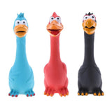 Screaming Chicken Squeeze Sound Dog Toy-Wiggleez-Black-Wiggleez