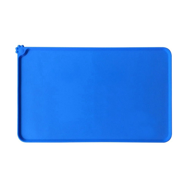 Silicone Dog Cat Non-Stick Waterproof Feeding Tray Mat-Dog Supplies-Wiggleez-Black-Wiggleez