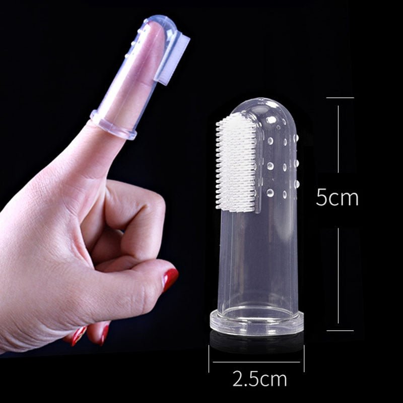 Silicone Super Soft Pet Toothbrush-Wiggleez-Wiggleez