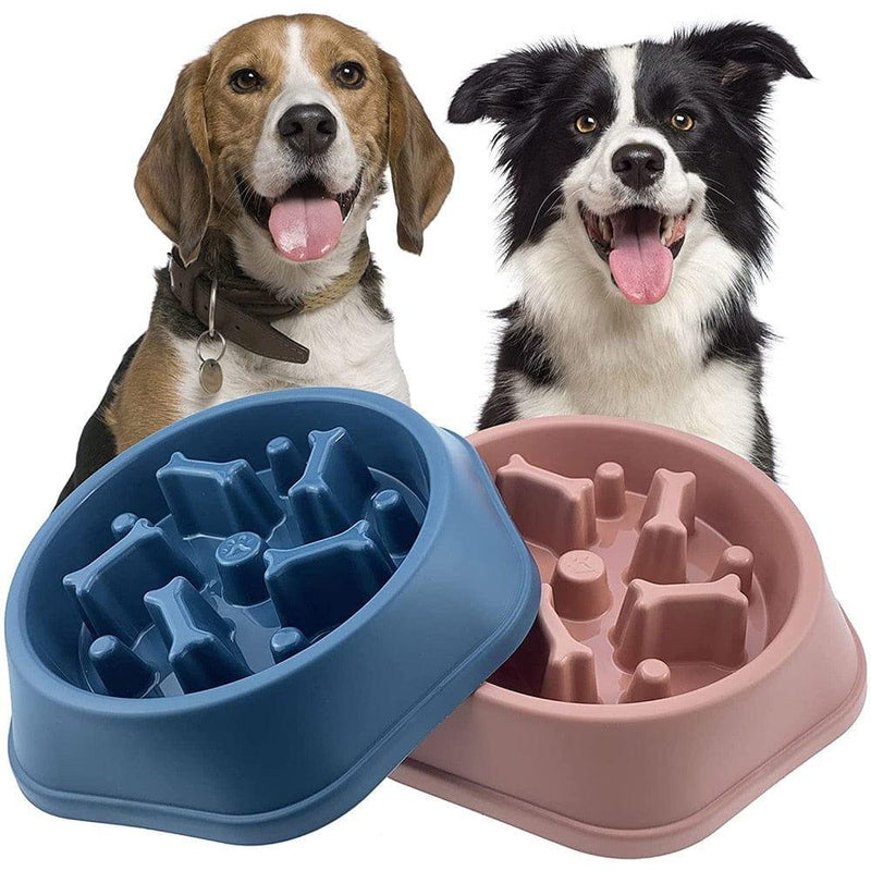 Slow Feeder Dog Food Bowl-Wiggleez-Green-Wiggleez