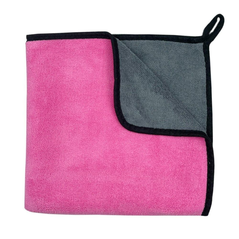 Soft bath towels for Pets-Wiggleez-Pink-25x25cm-Wiggleez