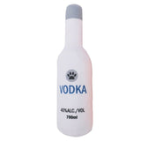 Squeaky Beer Bottle Shape Squeaky Plush Toy-Wiggleez-White-Wiggleez