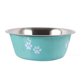 Stainless Steel Food Bowl-Wiggleez-Green-400 ml-Wiggleez