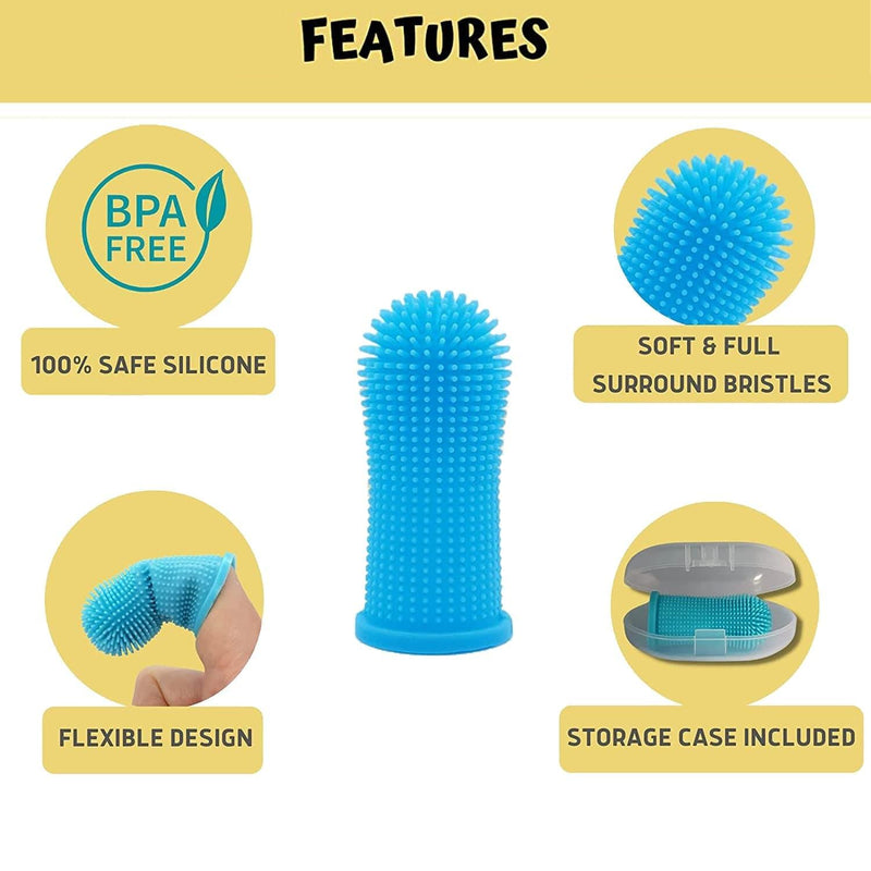 Super Soft Pet Toothbrush-Wiggleez-Pink-Wiggleez