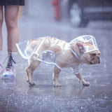 Transparent Raincoat For Small and Medium Dogs-Wiggleez-White-XS-Wiggleez