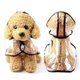 Transparent Raincoat For Small and Medium Dogs-Wiggleez-White-XS-Wiggleez