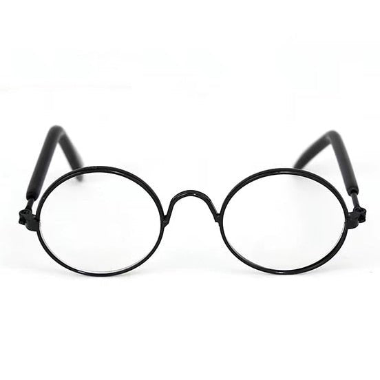 Vintage Round Cat Sunglasses-Wiggleez-Black Transparent-Wiggleez