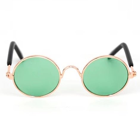Vintage Round Cat Sunglasses-Wiggleez-Grass Green-Wiggleez