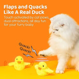 Interactive Electric Flapping Duck Bird Cat Toys With Catnip Vibration Sensor-Wiggleez-Flapping Duck-Wiggleez